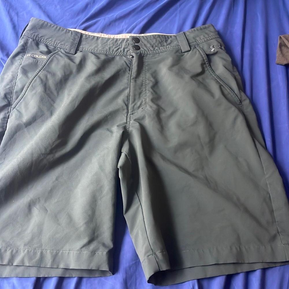 Under armour shorts grey/dark blue